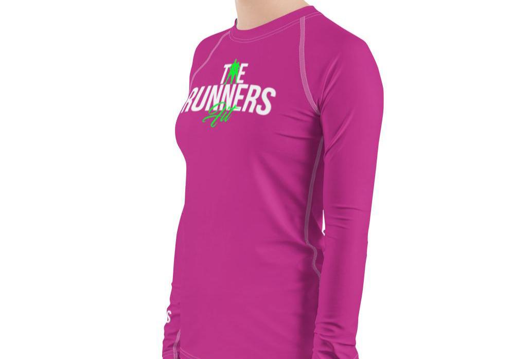 Runners Rash Guard - Pink